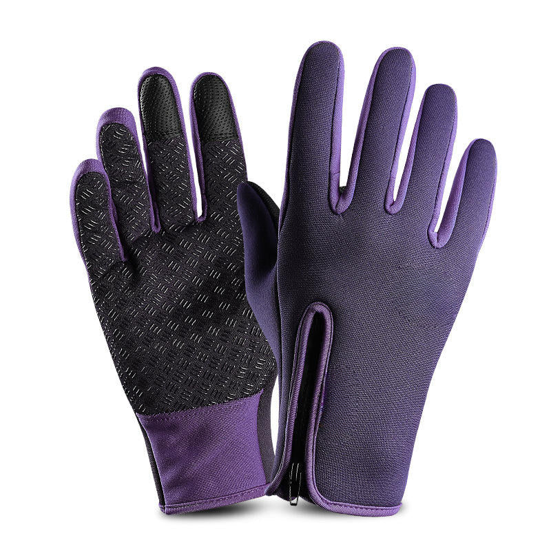 Unisex Touchscreen Ski Gloves: Warm, Windproof, Waterproof Fleece for Winter Sports & Cycling