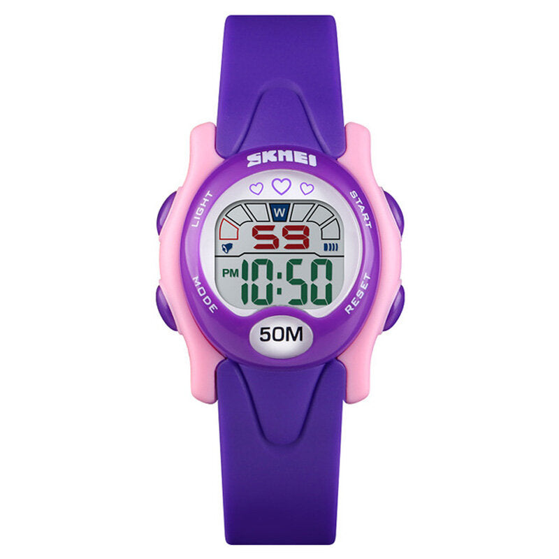 Fashion Children Watch Date Week Display LED Light Kids Waterproof Christmas Digital Watch