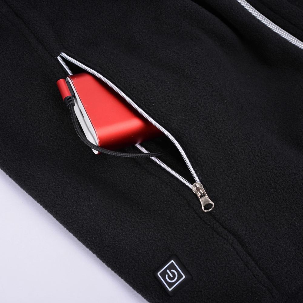 USB Heated Fleece Jacket - Rechargeable Graphene Warmth for Men & Women