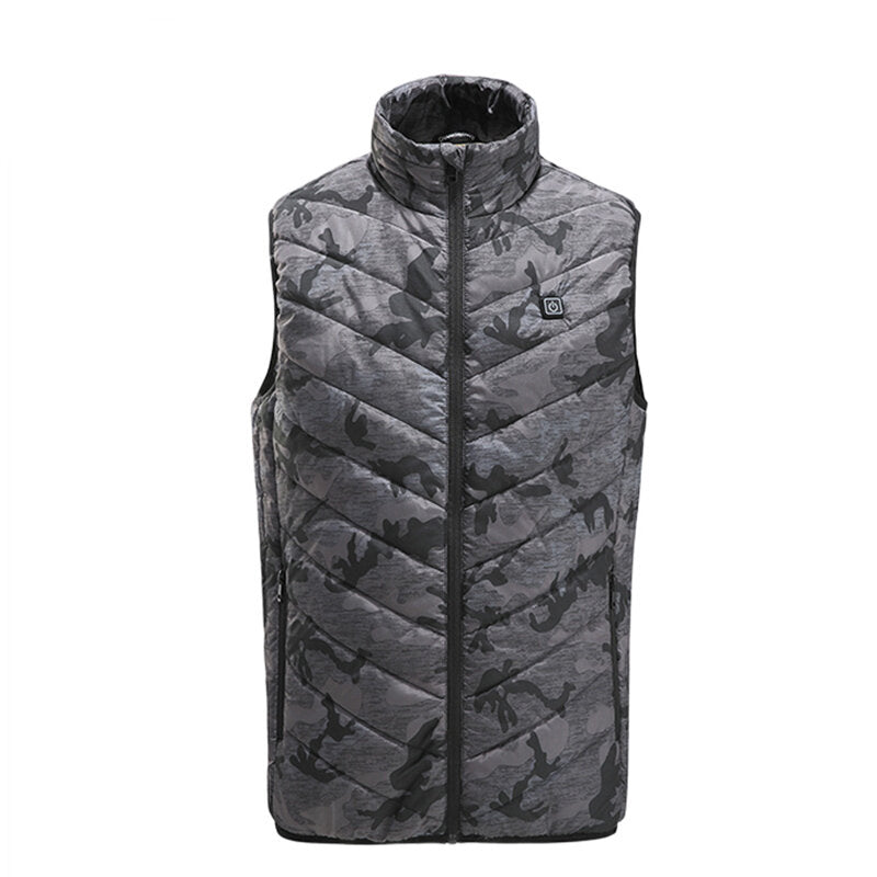 Men's Electric Heated Vest for Skiing & Cycling