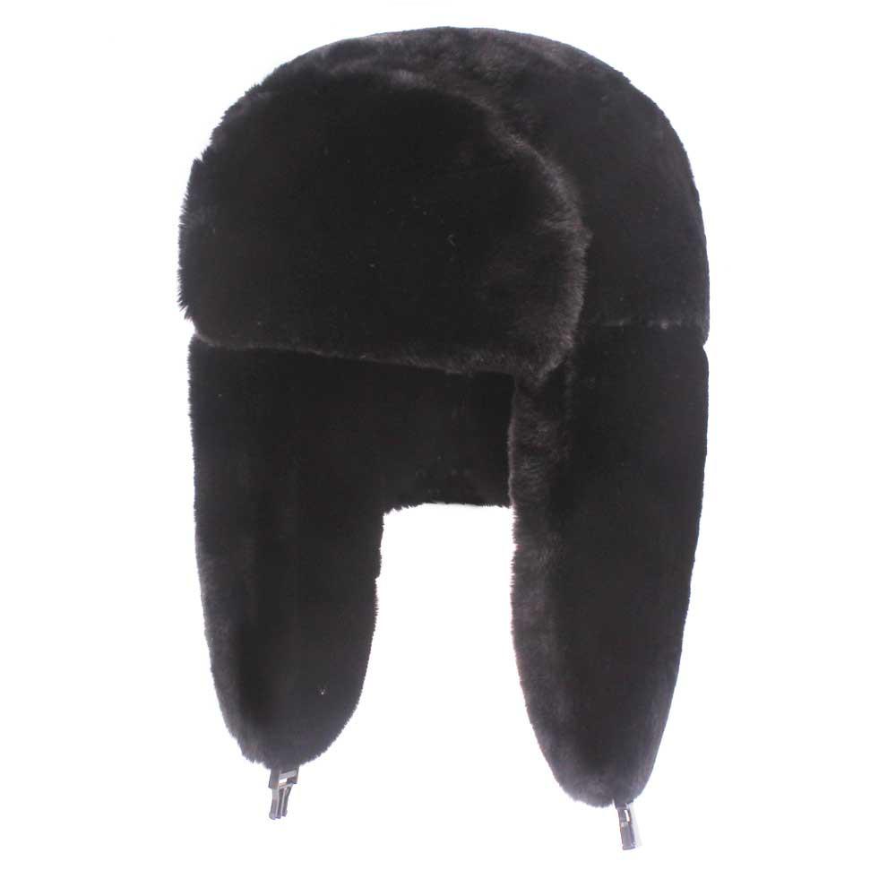 Unisex Winter Windproof Plush Trapper Hat for Outdoor Hunting & Ear Protection