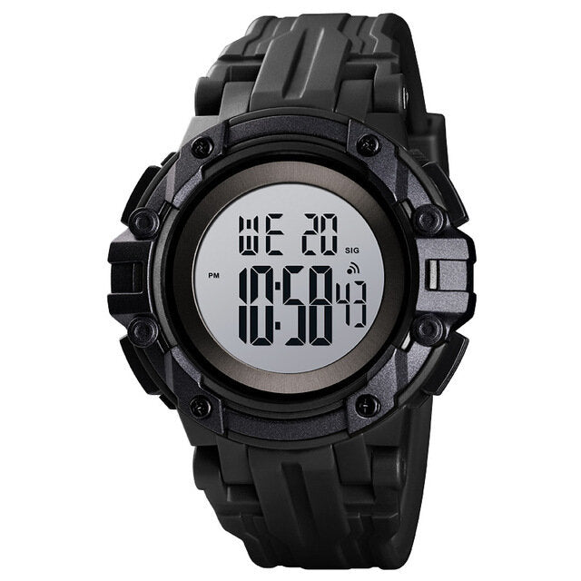 Alarm Chronograph Luminous 5ATM Military Style Sports Men Watch Digital Watch