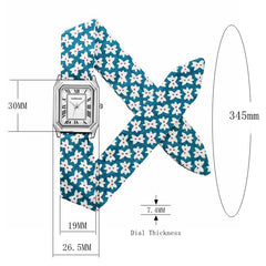 Retro Floral Strap Ladies Wrist Watch Gift Quartz Movement Watches