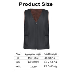 USB-Powered 3-Gear Heated Vest - Polyester Heating Jacket