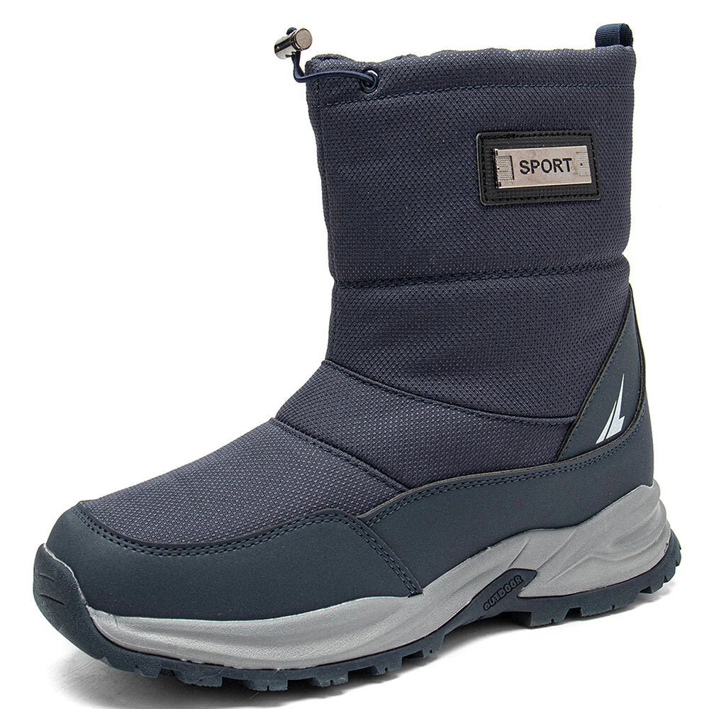 Men's Waterproof Non-Slip Warm Winter Snow Boots