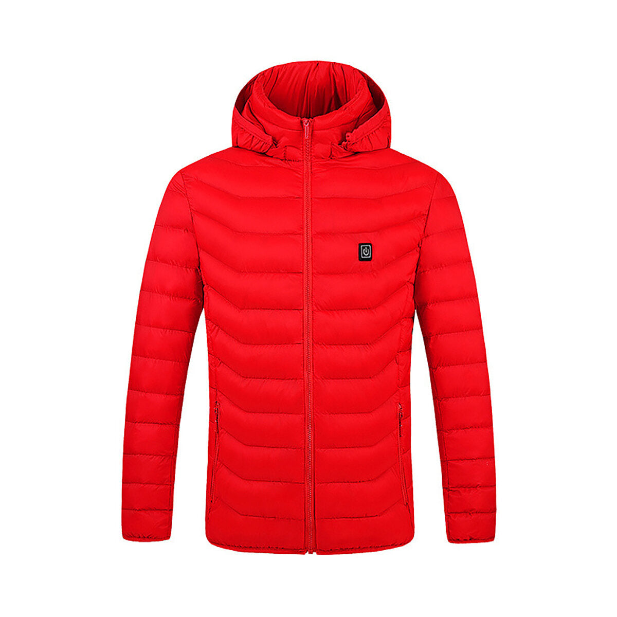 Unisex USB Heated Jacket with 8 Zones - Winter Warm Hooded Coat