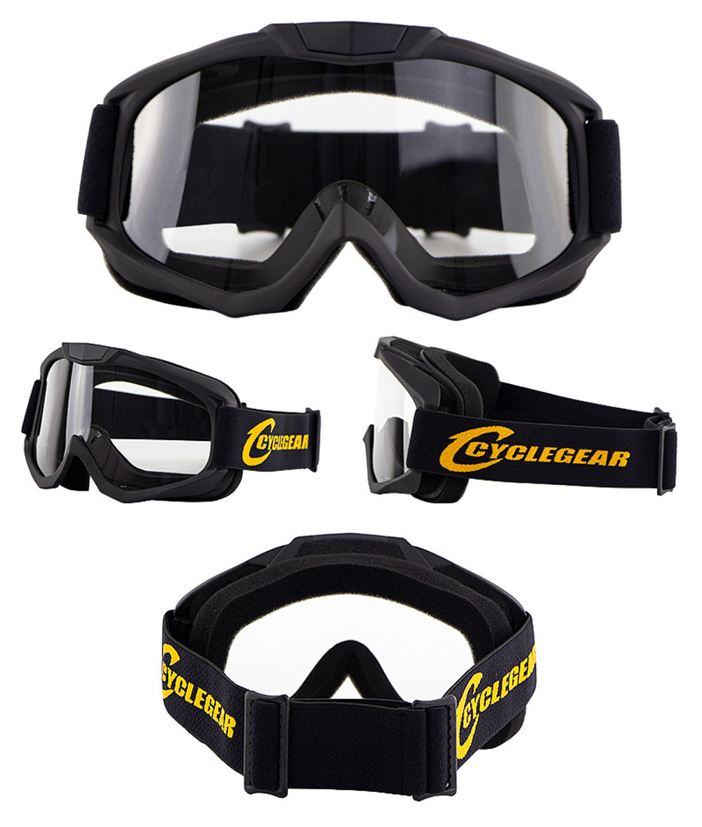 Universal Motorcycle Cycling Skiing Sport Goggles Outdoor Windproof TPU Anti-shock Breathable