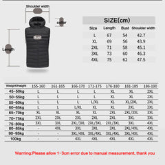 USB Heated Jacket Coat with Adjustable Temperature for Winter