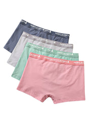 4Pcs Mens Cotton Graphene Breathable Antibacterial Thin Boyshorts Homewear Boxers Briefs