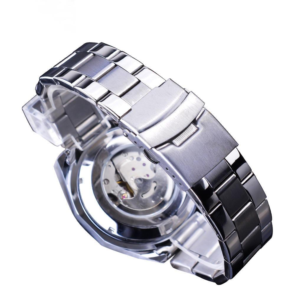 Fashion Men Watch Luminous Date Week Display Waterproof Mechanical Watch