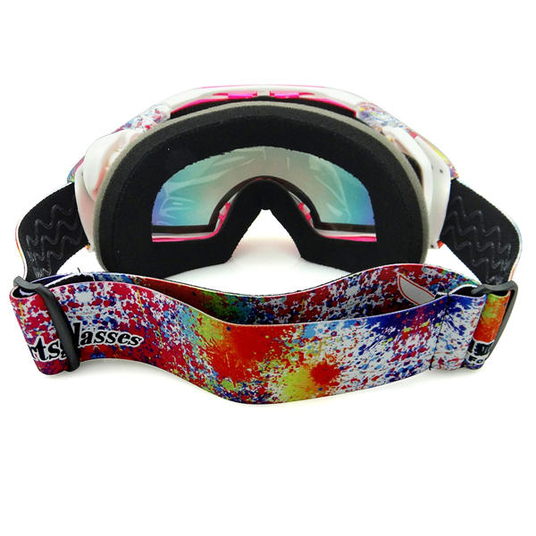 Ski Goggles Double Permanent Anti-Gog Lens Motorcycle Wind Snow Glasses