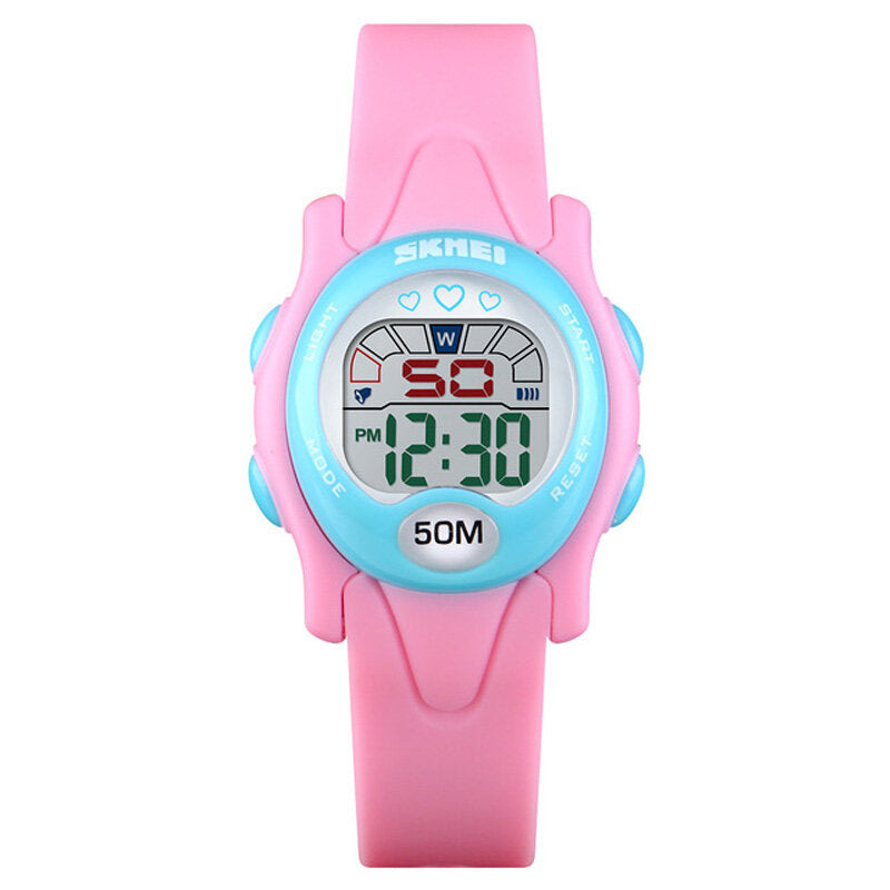 Fashion Children Watch Date Week Display LED Light Kids Waterproof Christmas Digital Watch