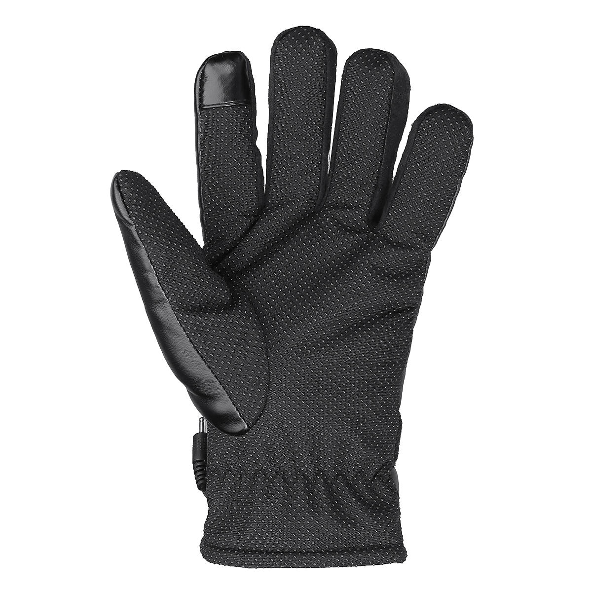 Heated Waterproof Touchscreen Motorcycle Gloves - Electric Winter Warmth