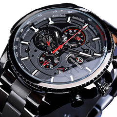 Fashion Men Watch Luminous Week Month Display Automatic Mechanical Watch