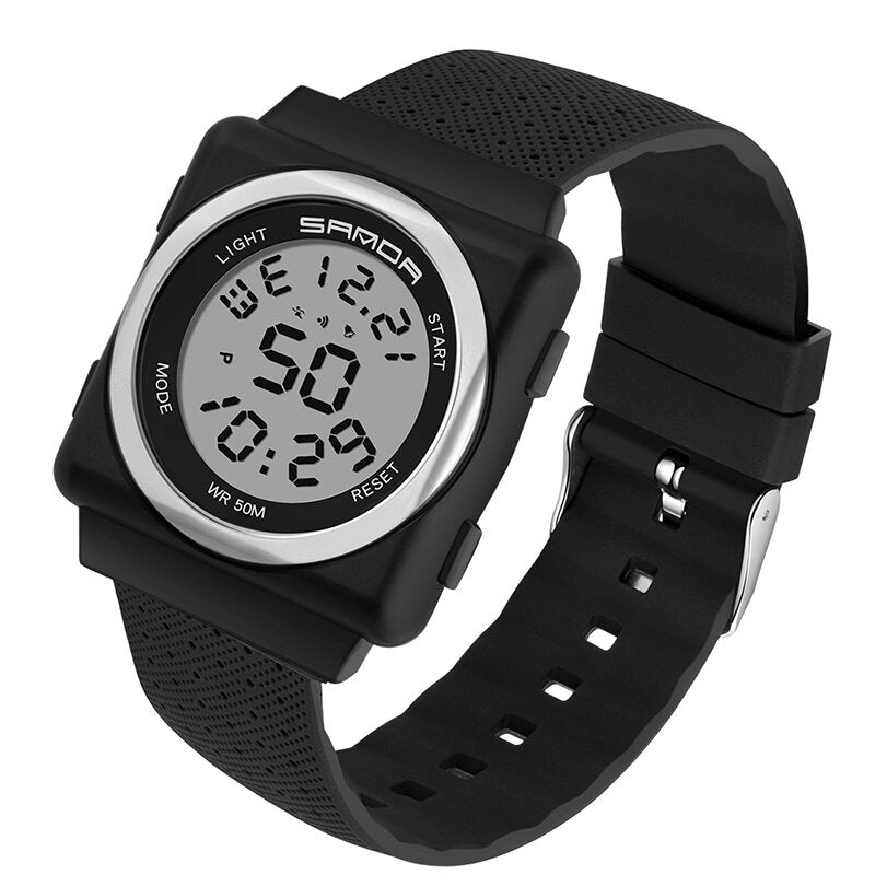 Cool Sport Watch Shockproof Luminous Display Fashion 50m Waterproof Digital Watch