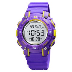 Sport Children Watch Date Week Display Countdown Stopwatch 5ATM Waterproof LED Light Kids Digital Watch