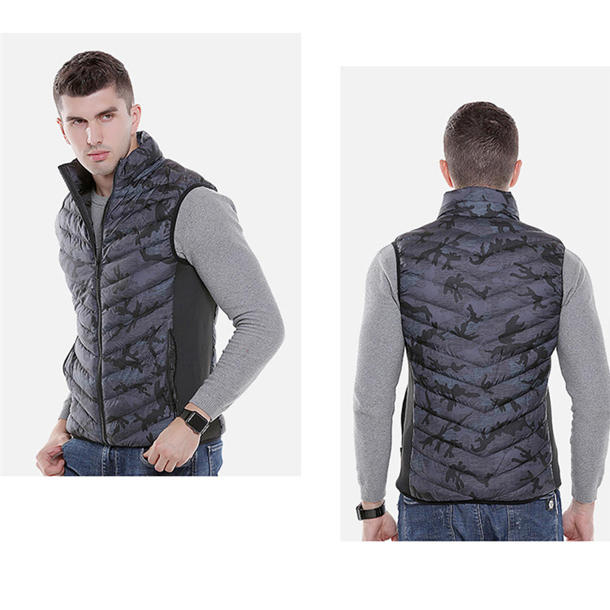 USB Heated Vest for Men & Women - Rechargeable Electric Warming Jacket