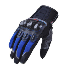 Touchscreen Carbon Fiber Motorcycle Gloves for Dirt Bike Racing & Cycling