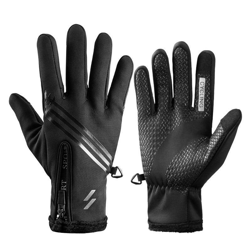 Touchscreen Waterproof Winter Gloves for Driving & Cycling - Anti-Slip, Warm Sports Gear