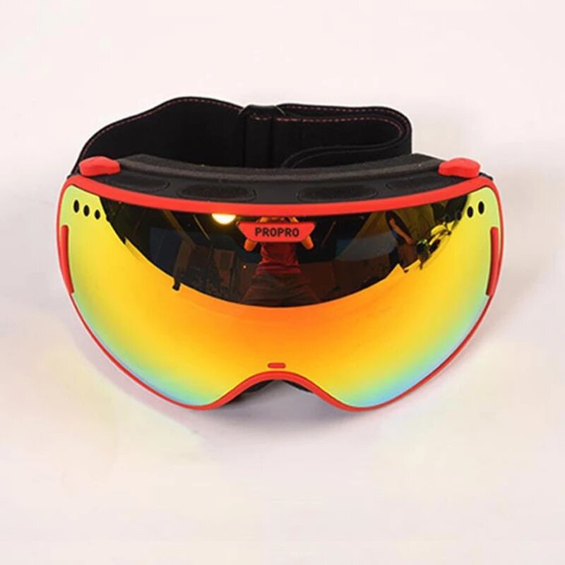 Professional Ski Goggles Double Lens Anti-fog UV400 Eyewear Men Women Snow Glasses D-305