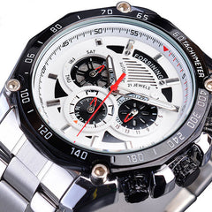 Fashion Men Watch Luminous Date Week Display Waterproof Mechanical Watch