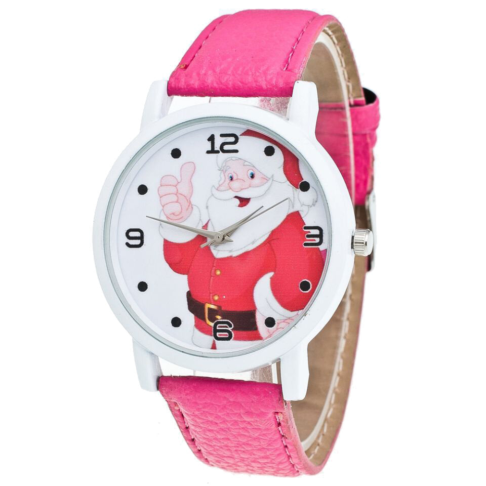 Cartoon Santa Thumbs Up Cute Fahsion Kid Watch Quartz Watch