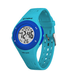 Sport Kids Watch Luminous Week Display Chronograph Alarm Waterproof LED Children Digital Watch