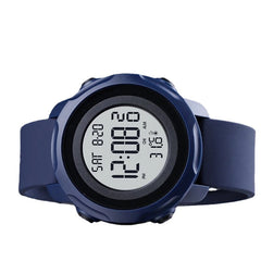 Body/Ambient Temperature Measurement Date Week Display 5ATM Waterproof EL Light Men Digital Watch