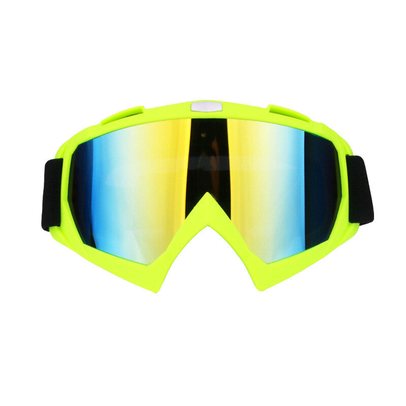 Skiing Goggles Snowboard Ski Eyewear Anti-UV Glasses For Motorcycle Motocross Red Lens