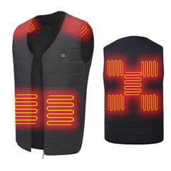 USB Heated Vest Jacket - Electric Warm Winter Outwear for Men & Women