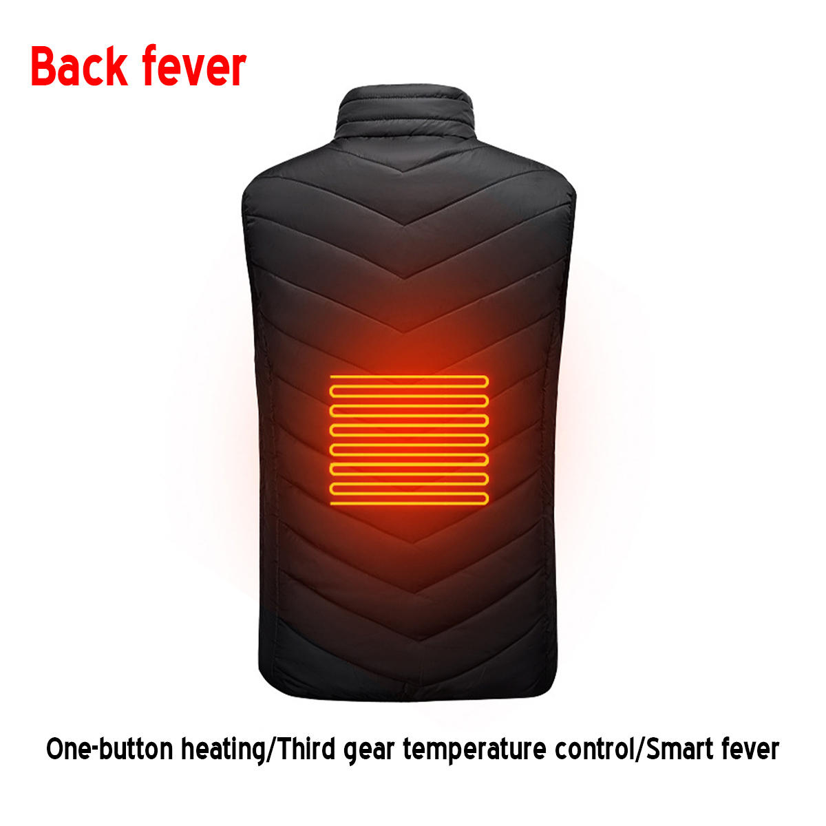 Men's USB Heated Vest - Winter Sleeveless Jacket for Outdoor Hiking