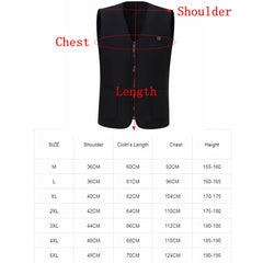 USB Heated Vest - Intelligent Electric Jacket for Winter Warmth