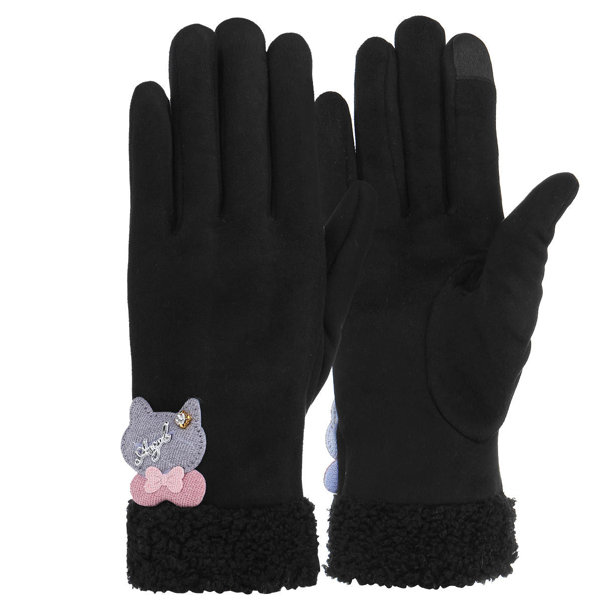 Women's Winter Touchscreen Gloves - Windproof, Full Finger, Outdoor Motorcycle Use