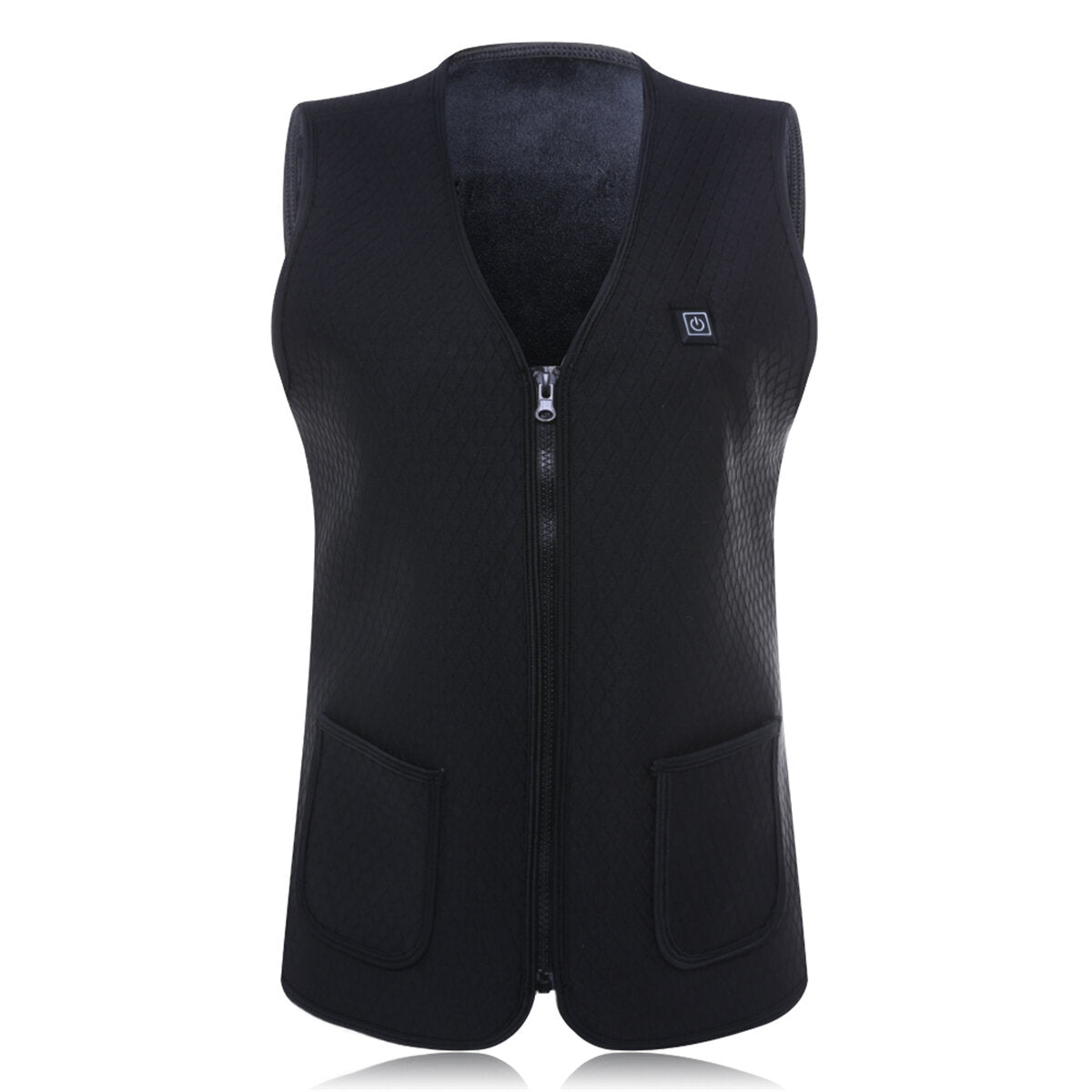 Unisex USB Heated Waistcoat with Intelligent Temp Control for Winter Sports & Hiking