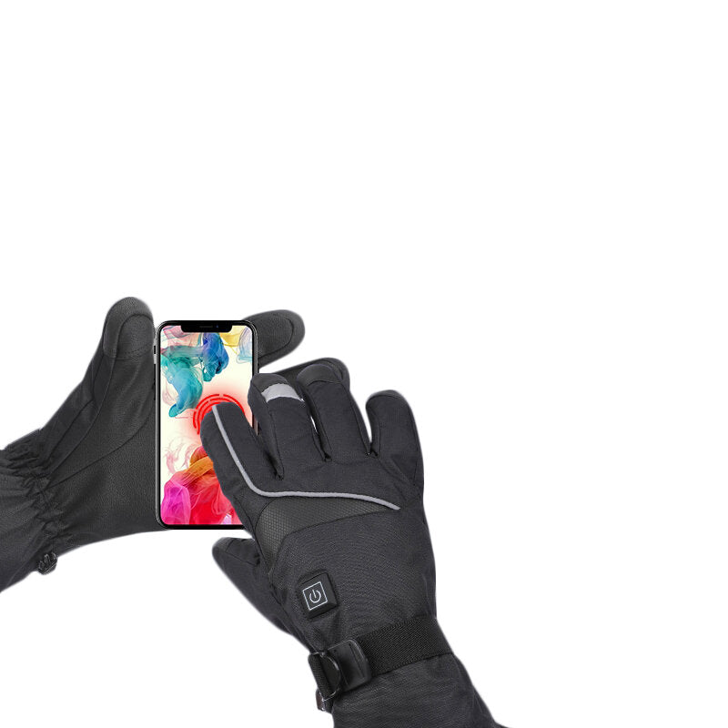 Waterproof USB Heated Touchscreen Gloves with Temperature Control