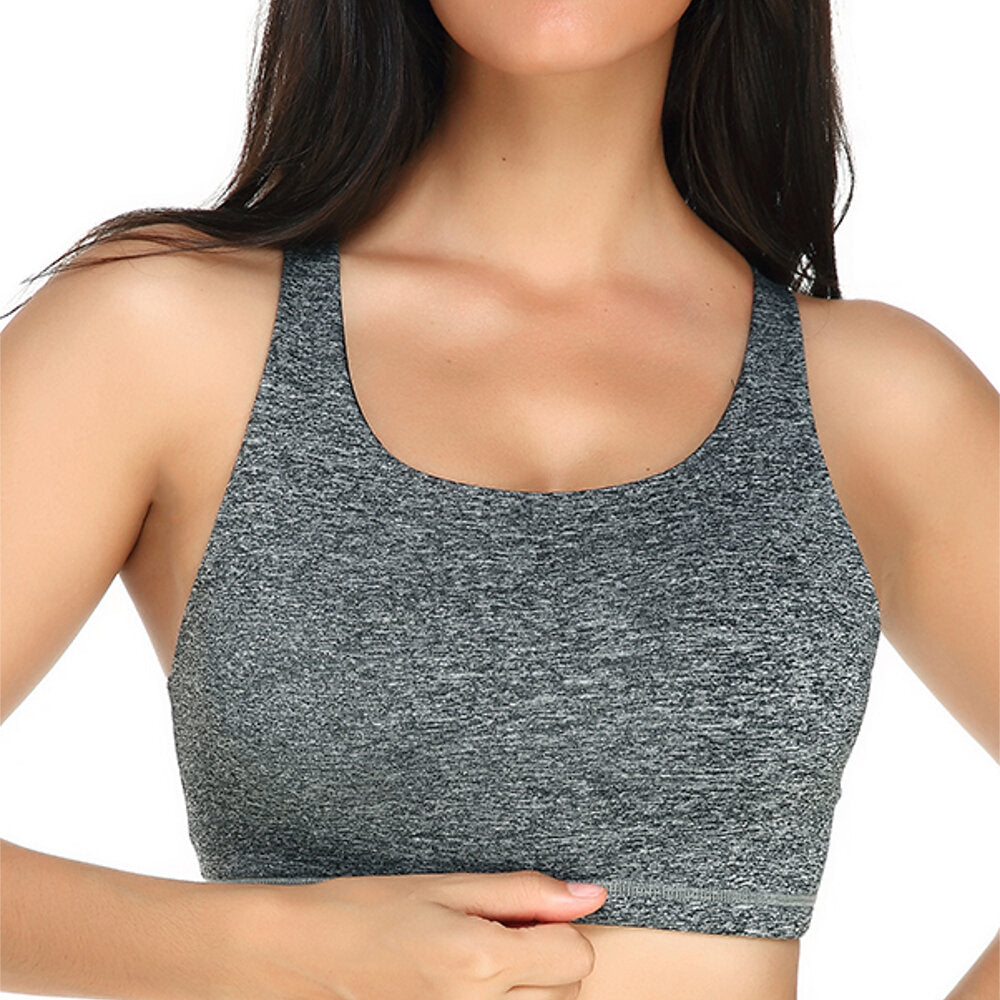 Seamfree Padded Wireless Full Coverage Criss Cross Sports Bra
