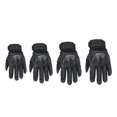 Touchscreen Tactical Motorcycle Gloves - Full Finger Military Style for Driving