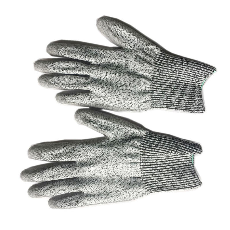 Level 5 Cut-Resistant Work Gloves with High-Density PU Palm Protection