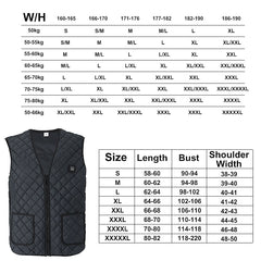 Unisex Electric Heated Vest with 5 Gears & APP Control - Fast Heating Jacket