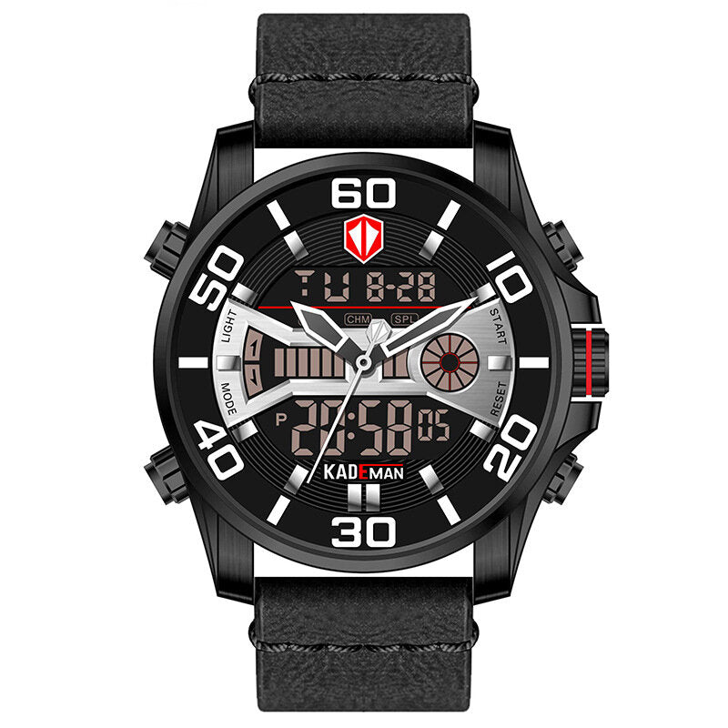 Sport Men Digital Watch Multifunction Alarm Clock Waterproof Dual Display Watch