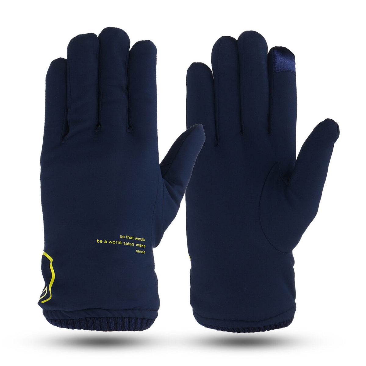 Men's Windproof Thermal Touchscreen Gloves for Winter Driving & Skiing