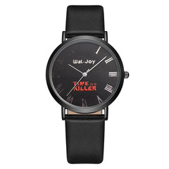 Simple Fashion Roman Number Student Watch Unisex Quartz Wrist Watch