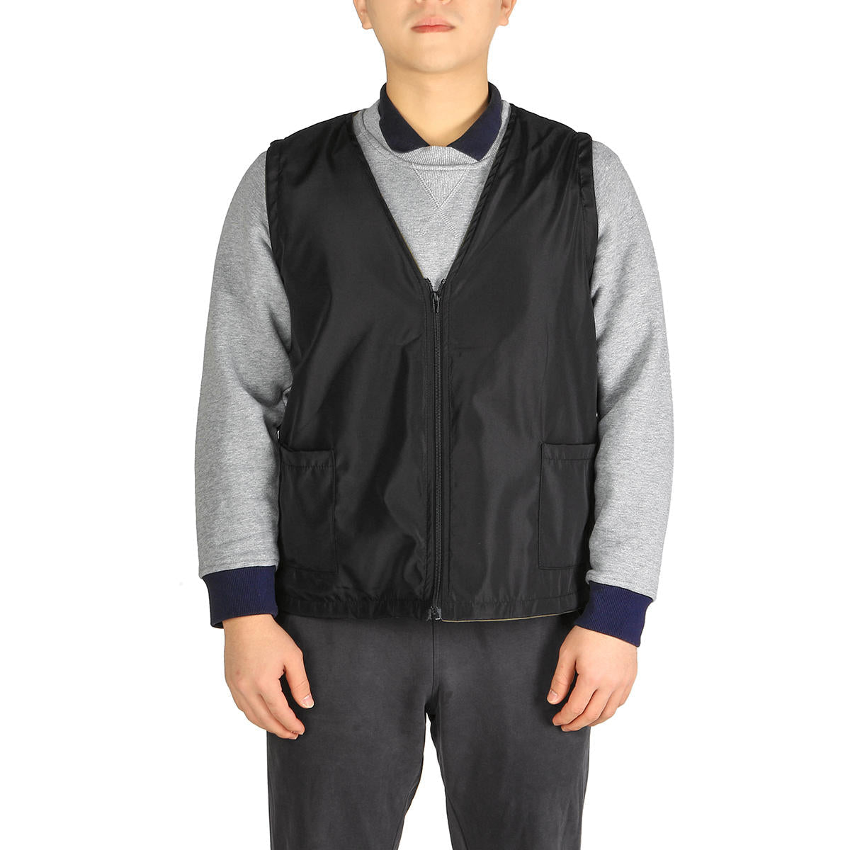 USB-Powered 3-Gear Heated Vest - Polyester Heating Jacket