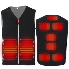 Unisex USB Heated Vest - Electric Winter Jacket with Intelligent Temperature Control