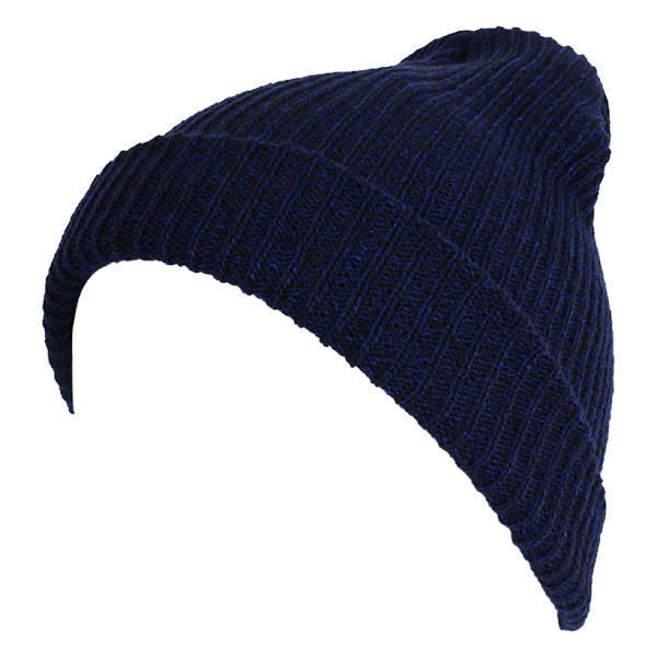 Unisex Stripe Knitted Slouch Beanie Hat - Warm Elastic Winter Cap for Men & Women