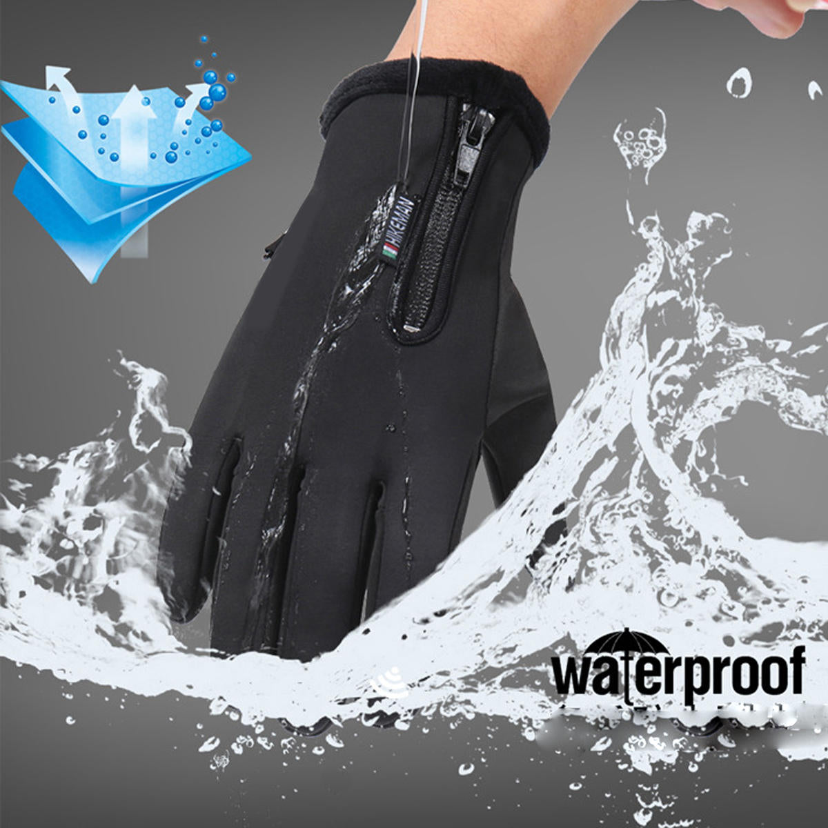 Unisex Winter Gloves: Waterproof, Windproof, Antiskid, Touchscreen for Outdoor Sports & Motorcycling