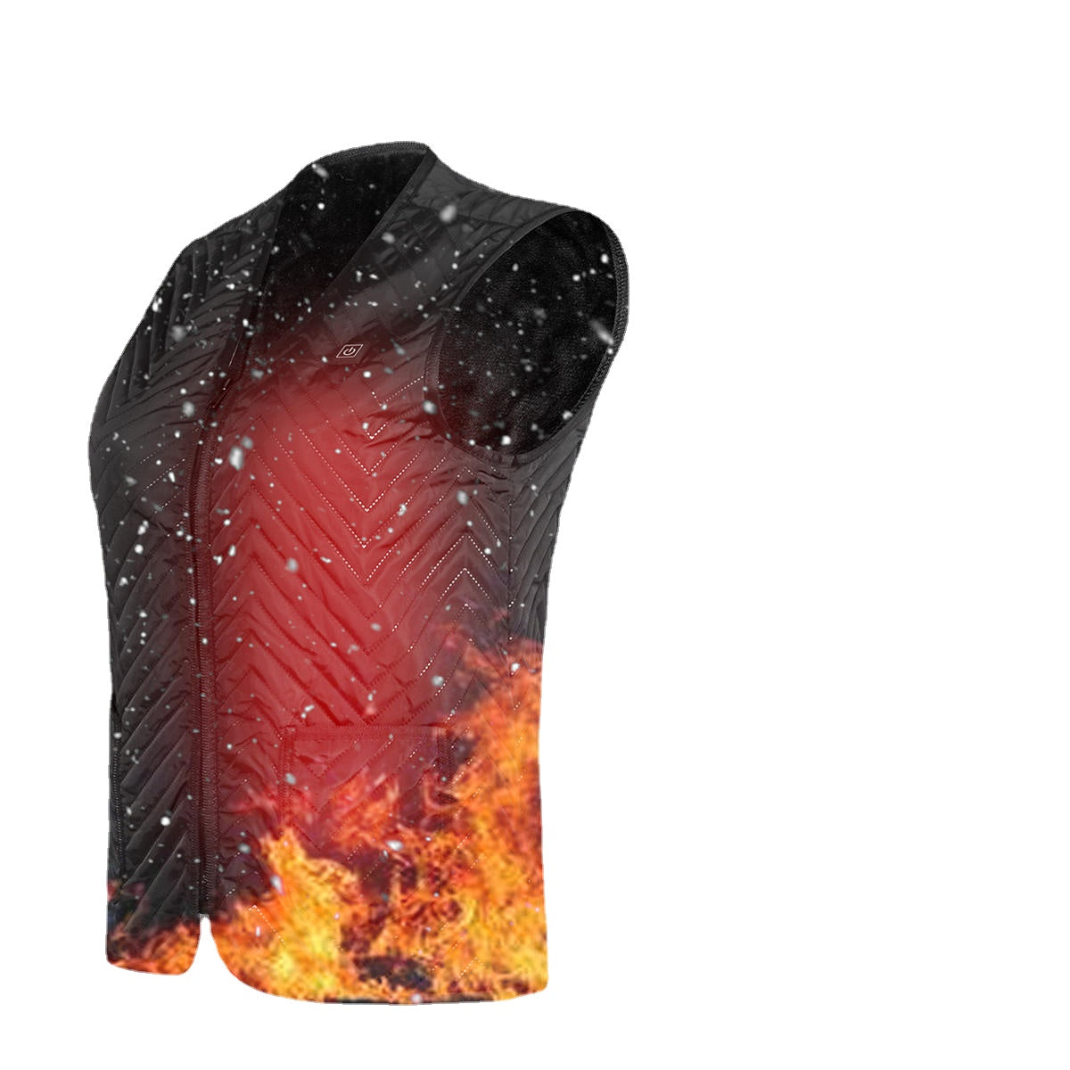 Heated Waistcoat Jacket for Skiing, Camping & Motorcycle Riding