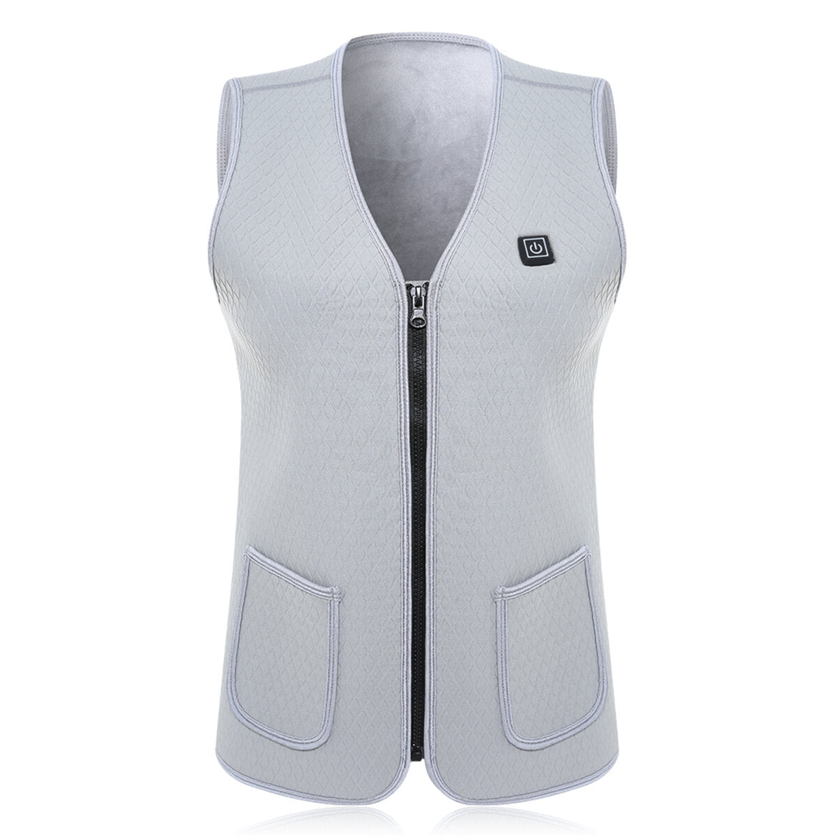 Unisex USB Heated Waistcoat with Intelligent Temp Control for Winter Sports & Hiking