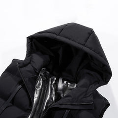 Unisex USB Heated Winter Jacket with Hood - Electric Warm Coat