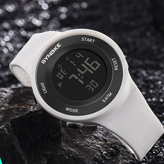 Student Watch 5ATM Waterproof Luminous Display Multi-function Sport Digital Watch